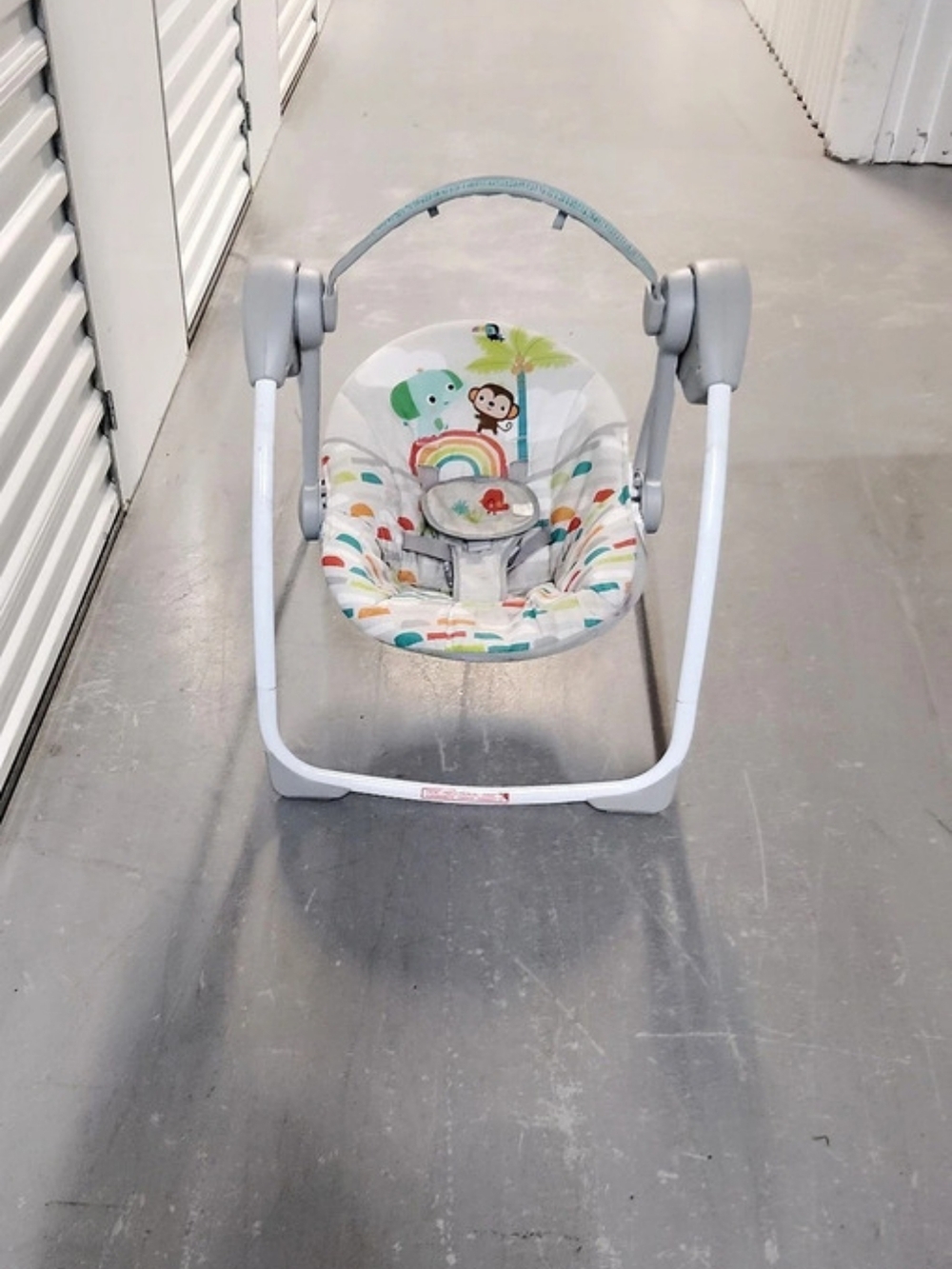Bright Starts Portable Electric Baby Swing, Newborn to 9 Months